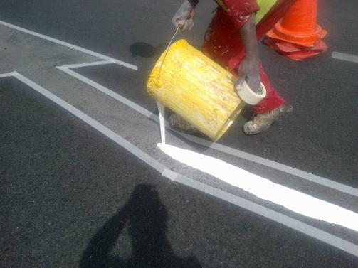 Cold Screed road paint