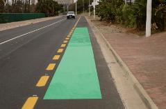 Green for Cycle lanes